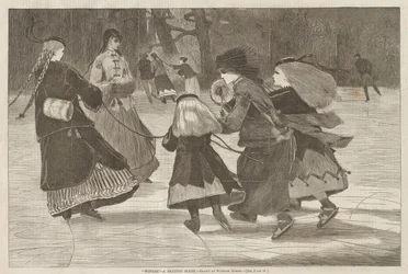 Vinter - En skøjtescene