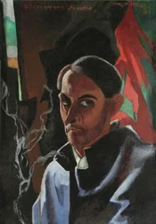 The Last Cigarette of the Condemned Self-Portrait, 1924.