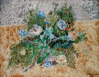 Blå blomster