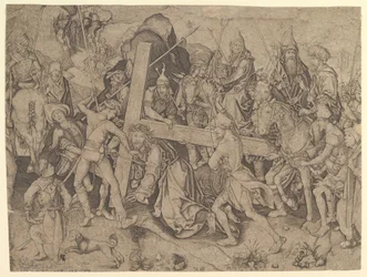 Kristus bærer korset kopi, 1400-tallet.