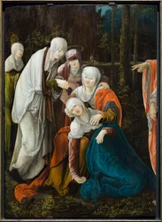 Kristus tager afsked med sin mor, ca. 1520 (olie på gran)
