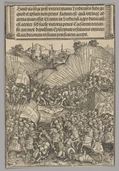 Battle for Liège, plade 8 fra historiske scener fra kejser Maximilian I