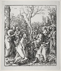 Kristus tager afsked med sin mor