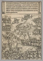 Siege of Utrecht, plade 6 fra historiske scener fra kejser Maximilian I
