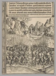 Swiss War, plade 16 fra historiske scener fra kejser Maximilian I