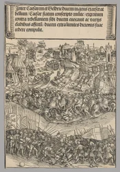 Krigen med Guelders, planche 5 fra Historiske scener fra kejser Maximilian I