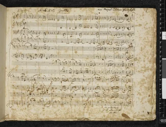 Tilføj MS 37764 f.1 Strygekvartet i D-dur, K. 499
