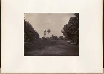 [Belægningsarbejde på vejen i Prapatan, Batavia].