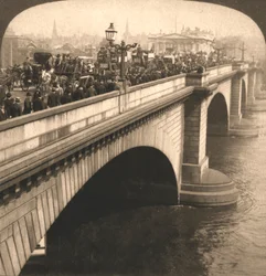 London Bridge, London, England, 1901.