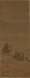 Fjernelse af sadlen, Inspicering af pilene, 1100-tallet. Skaber: Wu Rongguang, Kong Guangtao.