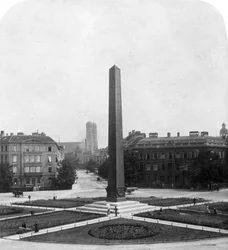 Karolinenplatz, München, Tyskland, omkring 1900-tallet.