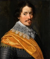 Portræt af en officer, ca. 1625-1635 (olie på panel)
