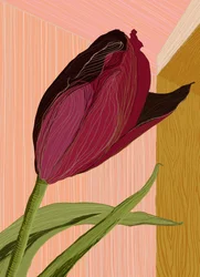 Det røde tulipan-hjørne