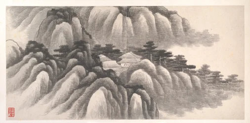 Landscapes of the Twelve Months, ca. 1685 (album med tolv maleriblade; blæk på papir)