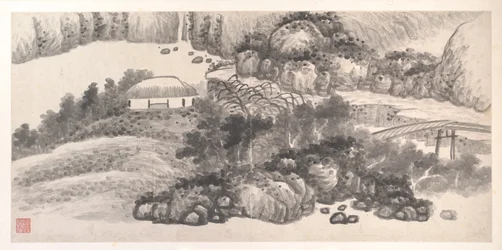 Landscapes of the Twelve Months, ca. 1685 (album med tolv maleriblade; blæk på papir)