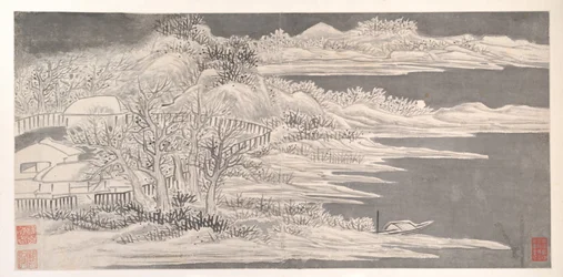 Landscapes of the Twelve Months, ca. 1685 (album med tolv maleriblade; blæk på papir)