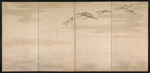 Gæs, rør og vand, 1800-tallet.
