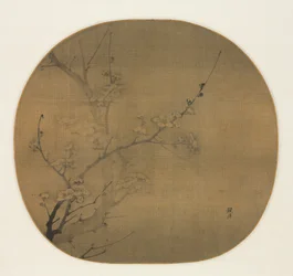 Plum Blossoms in Moonlight, første halvdel af det 14. århundrede.