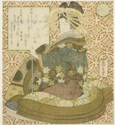 Jurojin, fra serien "A Parody of the Seven Gods of Good Fortune (Mitate shichifukujin)"
