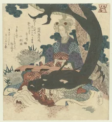 Nummer to: Kinesisk kvinde med drage Niban (titel på objekt) Dragon and Tiger (serietitel) Ryûko (serietitel på objekt)
