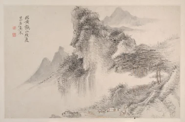 Landscapes in the Manner of Song og Yuan Masters, 1667.