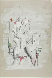 Hommage til Marcel Duchamp (forside); Konstruktion (bagside)