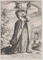 Stolthed, fra dyder og laster, 1596-97., 1596-97.
