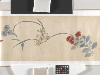 Farvede blomster