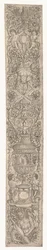 Ornamentpanel: Triton og Two Infant Satyrs