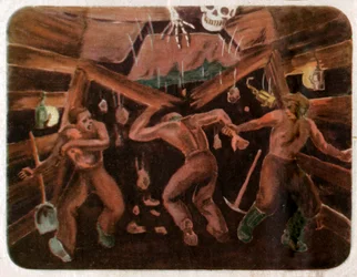 Ulykke i en mine, ca 1950
