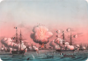 Allierede flåde bombarderer Arabat, 25. maj