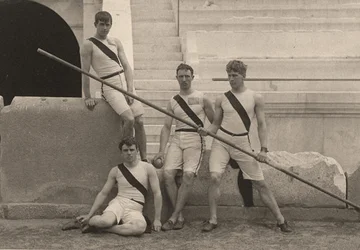 Amerikanske atleter ved sommer-OL, Athen, Grækenland. 1896 (foto)