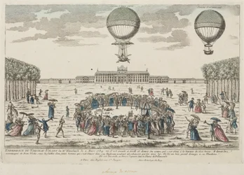 Blanchards første bestigning i en ballon, 2. marts 1784