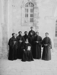 Koptiske munke, Jerusalem