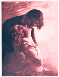 Par kysser. omkring 1920 (illustration)