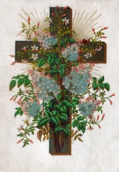 Jesu Kristi kors, omkring 1910 (litografi)