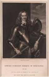 Edward Somerset, markis af Worcester, c 1640