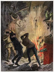 Eksplosion i et laboratorium