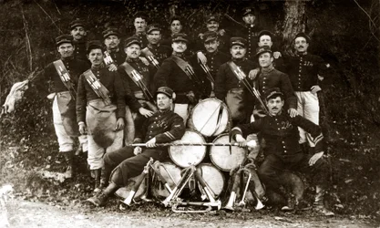 Fanfare fra det 122. franske infanteriregiment under Første Verdenskrig 14-18
