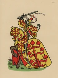 Jean V de Crequy, herre af Crequy, kammerherre for hertugen af ​​Bourgogne