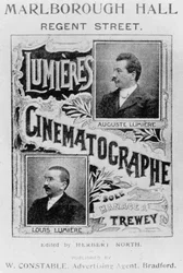 Brødrene Lumieres annonce, c 1896
