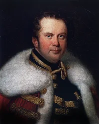 Portræt af Franz Brunsvik (1777-1849), slovakisk cellist og direktør for det kommunale teater i Budapest