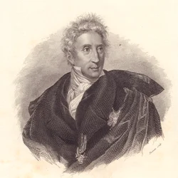 Portræt af kunsthistorikeren Leopoldo Cicognara (1767-1834), kobberstik af Fusinati efter et portræt af Lipparini