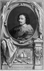 Sir Kenelm Digby, engelsk forfatter, flådechef og diplomat, c 1645