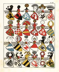 schweiziske våbenskjolde, ca. 1346