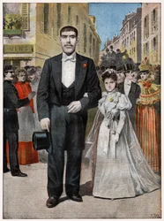 Bryllup af en freakshow-gigant