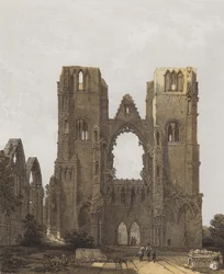 Elgin Cathedral (chromolitho)