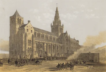 Glasgow (St Mungos) Cathedral, udvendig (chromolitho)