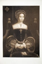 Prinsesse Mary, senere Dronning Mary I, ca. 1537, pub. 1902 (collotype)