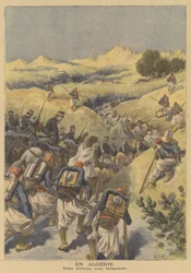 Franske tropper på jagt efter banditter i Algeriet